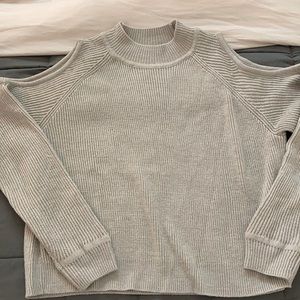 H&M Grey Sweater - Shoulder cut out